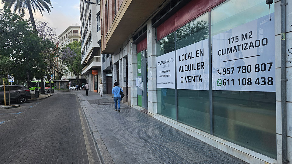 alquiler local comercial Córdoba Local paseo de la Victoria - Castellana