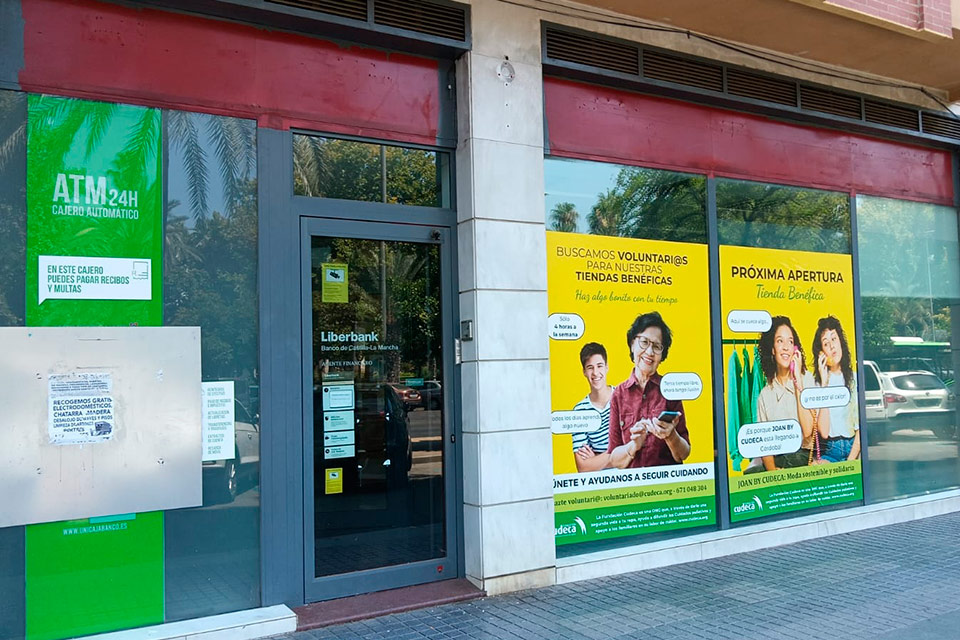 La Fundación Cudeca abrirá nueva tienda benéfica en el Paseo de la Victoria 5, Córdoba.